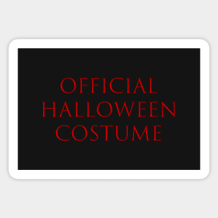 Official halloween costume Sticker